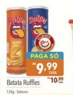 Supermercados Condor Batata Ruffles 134g oferta