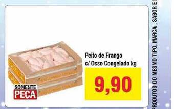 Spani Atacadista Peito De Frango C Osso Congelado 1kg oferta