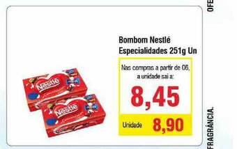 Spani Atacadista Bombom Nestlé Especialidade 251g un. oferta