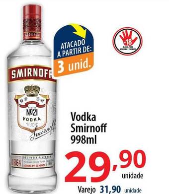 Akki Atacadista Vodka smirnoff oferta