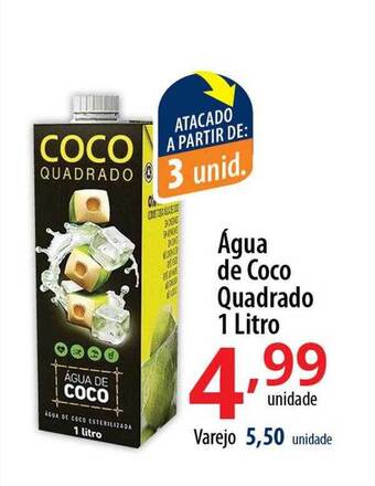Akki Atacadista Água de coco quadrado oferta