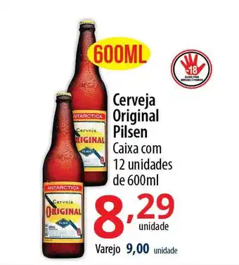 Akki Atacadista Cerveja original pilsen caixa com 12 oferta
