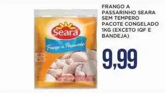 Apoio Mineiro Frango a passarinho seara sem tempero pacote congelado oferta