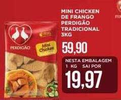 Apoio Mineiro Mini chicken de frango perdigão tradicional oferta