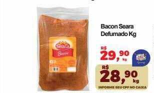 Semar Supermercado Bacon seara defumado oferta