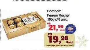 Bombom ferrero rocher