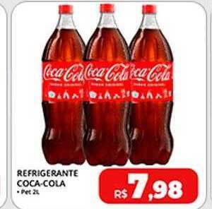 Rebouças Supermercados Refrigerante coca cola oferta