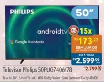 Televisor Philips 50"