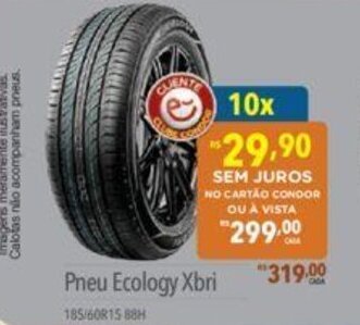 Supermercados Condor Pneu Ecology Xbri oferta