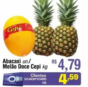 Fort Atacadista Abacaxi un./ Melao Doce Cepi 1kg oferta