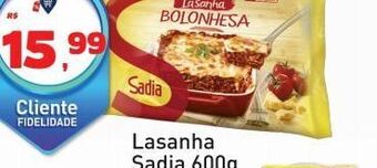 Tonin Superatacado Lasanha sadia 600g oferta
