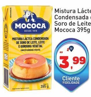 Tonin Superatacado Mistura láctea condensada de soro de leite mococa 395g oferta