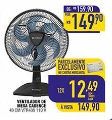 Ventilador de mesa cadence