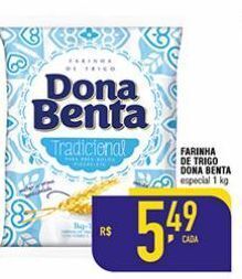 Mercantil Rodrigues Farinha de trigo dona benta kg oferta