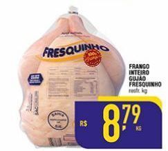 Mercantil Rodrigues Frango inteiro gujão fresquinho kg oferta
