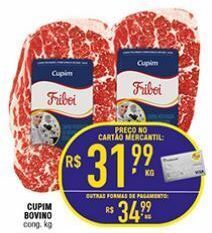 Mercantil Rodrigues Cupim bovino friboi kg oferta