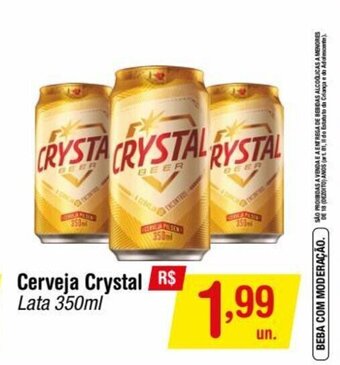 Fort Atacadista Cerveja Crystal Lata 350ml oferta
