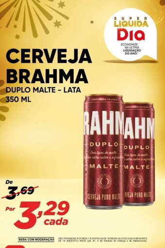 Dia Cerveja Brahma 350ml oferta
