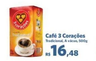 Sam's Club Cafe 3 Coracoes 500g oferta