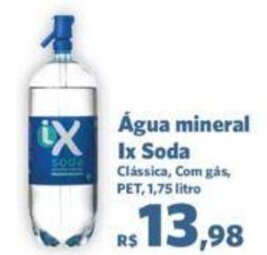 Agua Mineral Ix Soda 1.75L