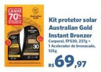 Sam's Club Kit Protetor Solar Australian Gold Instant Bronzer oferta