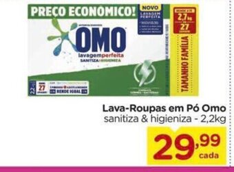 Carrefour Lava roupas em po Omo 2.2kg oferta