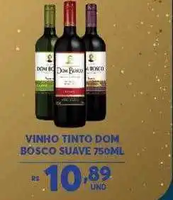 Vinho tinto dom bosco suave