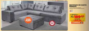 Móveis Simonetti Estofado de canto mônaco design oferta
