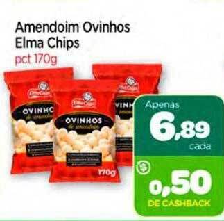 Nordestão Amendoim ovinhos elma chips pct oferta