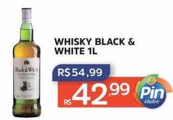 Pinheiro Supermercado Whisky black & white oferta