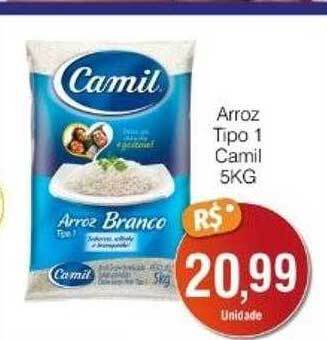 Supermercado Bem Barato Arroz tipo 1 camil oferta