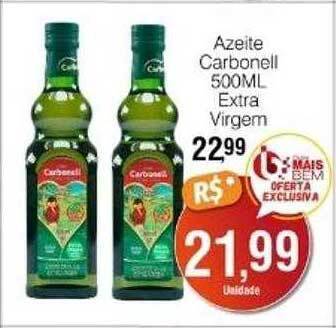 Supermercado Bem Barato Azeite carbonell extra virgem oferta