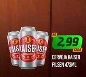 Cerveja kaiser pilsen