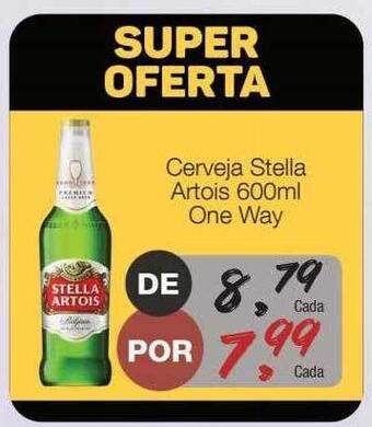 Supermercado Dalben Cerveja stella artois one way oferta