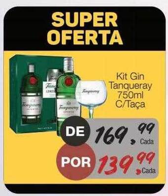 Supermercado Dalben Kit gin tanqueray c taça oferta
