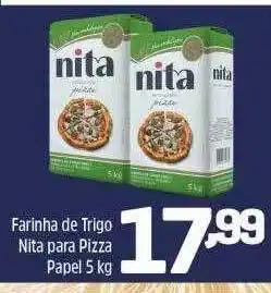 Arena Atacado Farinha de trigo nita para pizza papel oferta