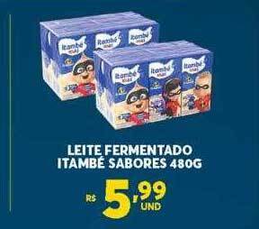 Atacadão Centro Sul Leite fermentado itambé sabores oferta