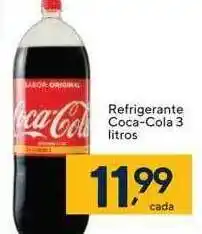 Coop Refrigerante coca-cola 3 litros oferta