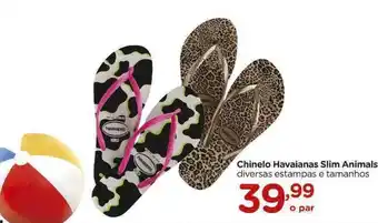 Carrefour Chinelo havaianas slim animals oferta