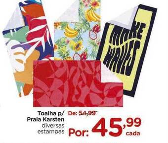 Toalha p-praia karsten