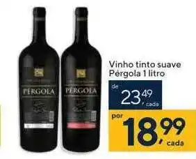 Coop Vinho tinto suave pérgola oferta