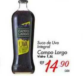 Muffato Suco de uva integral campo largo oferta