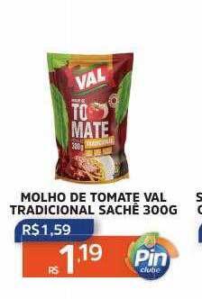 Molho de tomate val tradicional