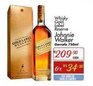 Muffato Whisky gold label reserve johnnie walker oferta