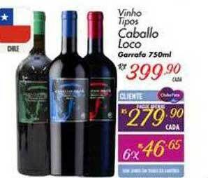 Muffato Vinho tipos caballo loco oferta