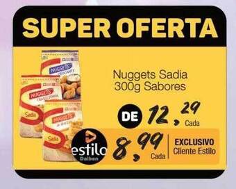 Supermercado Dalben Nuggets sadia sabores oferta