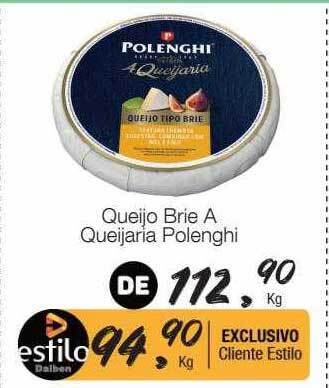 Supermercado Dalben Queijo brie a queijaria polenghi oferta