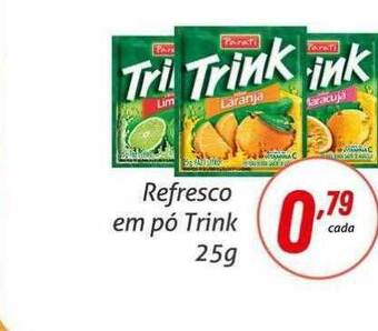 Refresco em pó trink