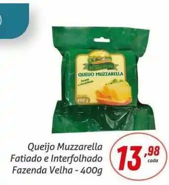 Rede Aliança Queijo muzzarella fatiado e interfolhado fazenda velha oferta