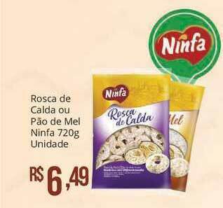 Rosca De Calda Ou Pão De Mel Ninfa 720g